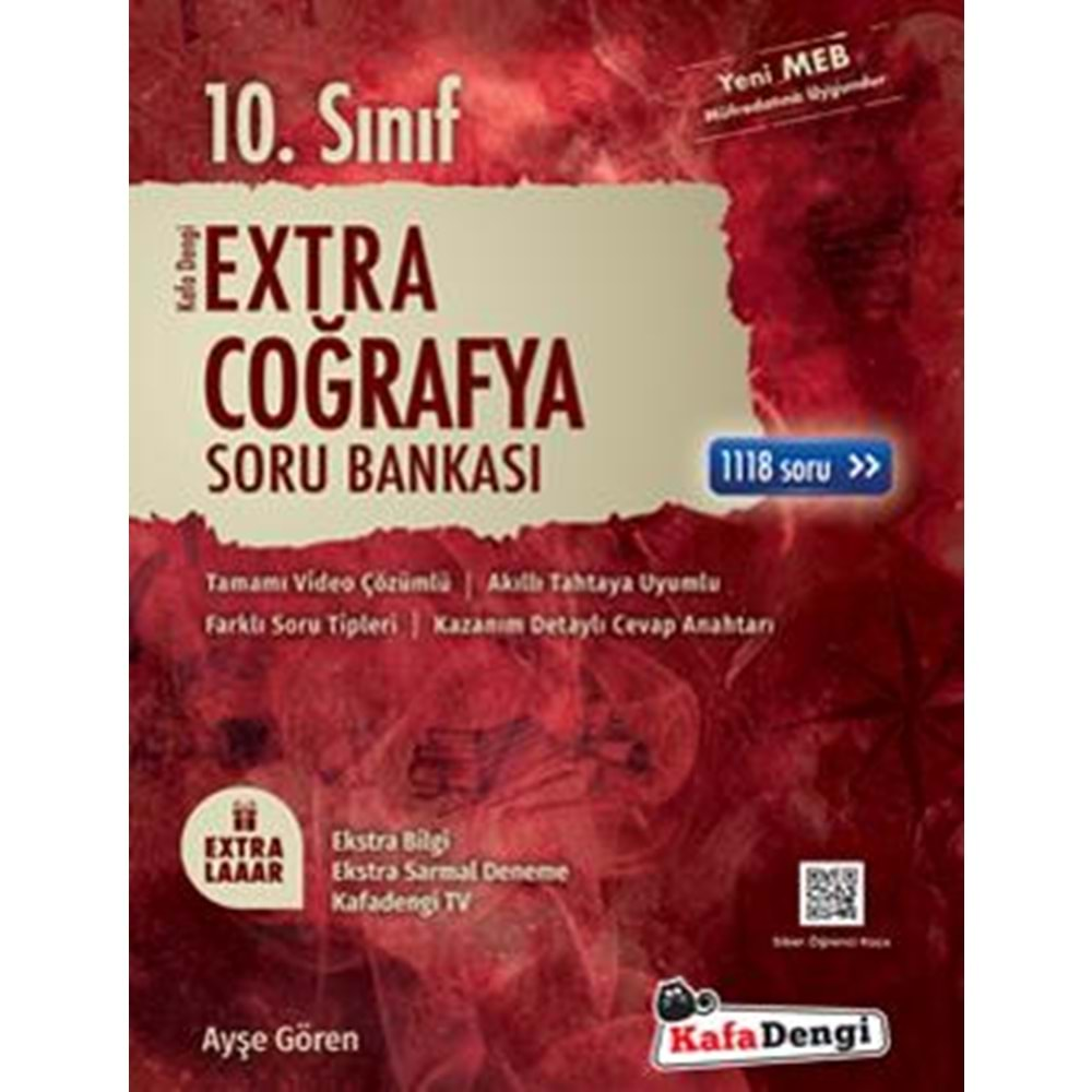 10.Sınıf Extra Coğrafya Soru Bankası