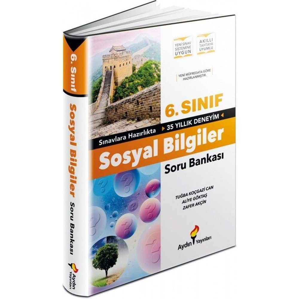 AYDIN 6.SINIF SOSYAL BİLGİLER SORU BANKASI