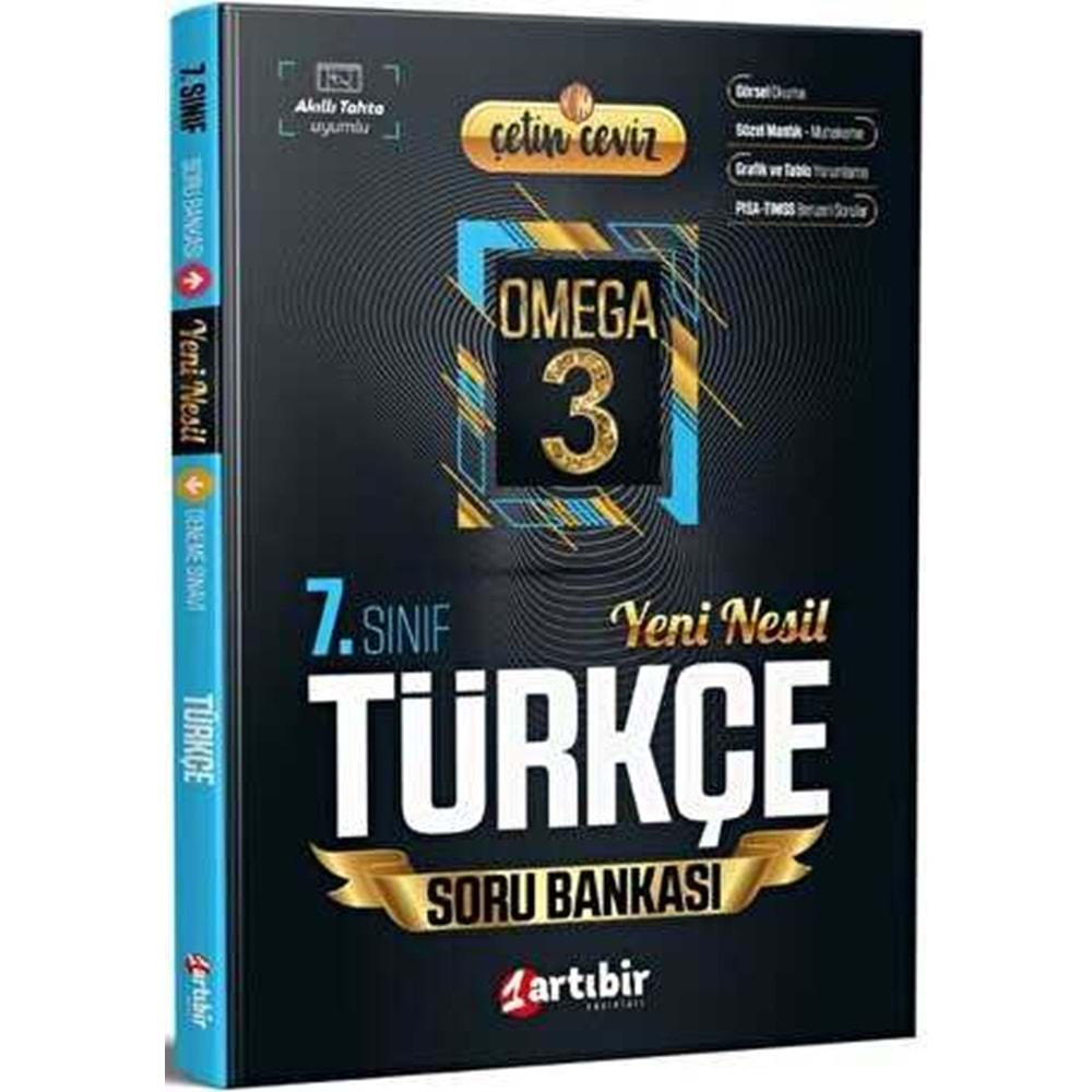 ARTIBİR 7.SINIF ÇETİN CEVİZ OMEGA TÜRKÇE SORU BANKASI