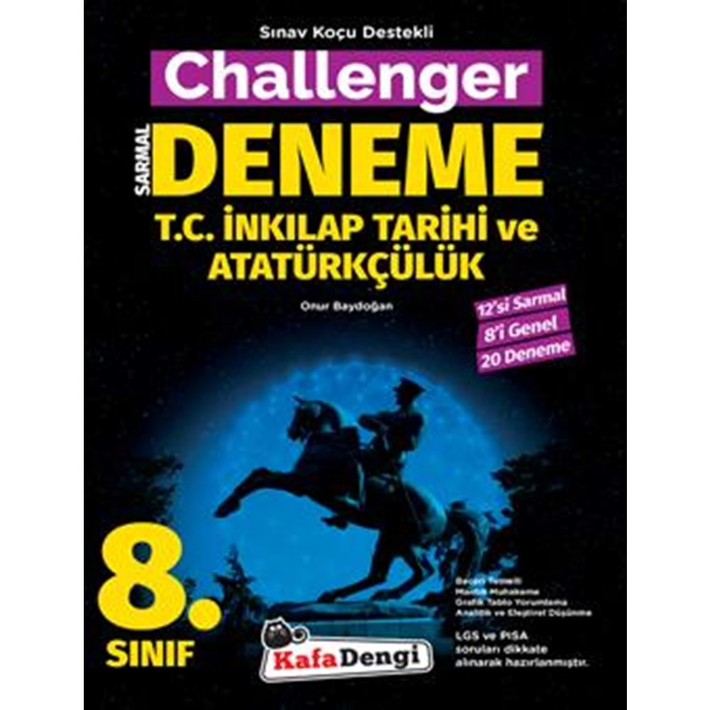 8.Sınıf Challenger İnkılap Tarihi Branş Denemesi (20'li)