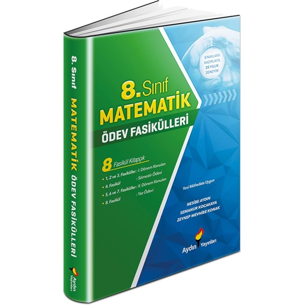 AYDIN Ortaokul 8 Matematik Ödev Fasikülleri