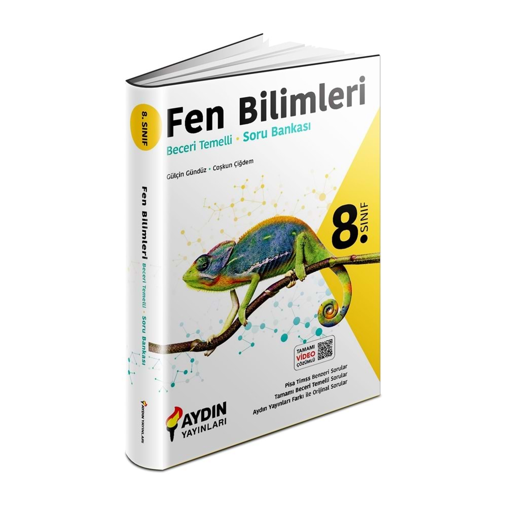 AYDIN 8. Sınıf Fen Bilimleri Beceri Temelli Soru Bankası