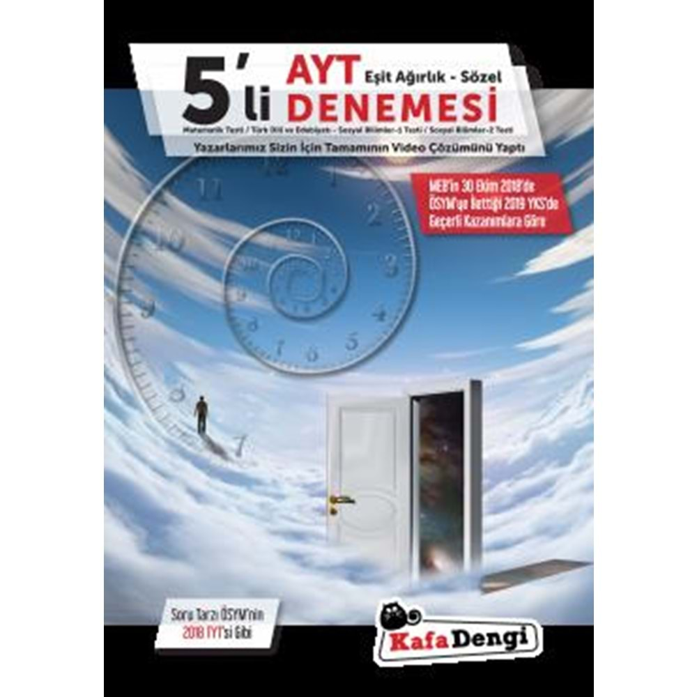 AYT Deneme Sınavı / Eşit Ağırlık - Sözel 5'li Paket