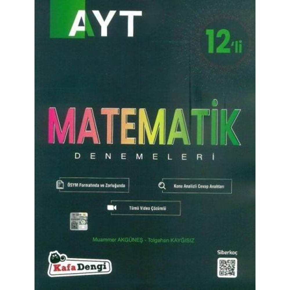 AYT Matematik Branş Denemesi(12'li)