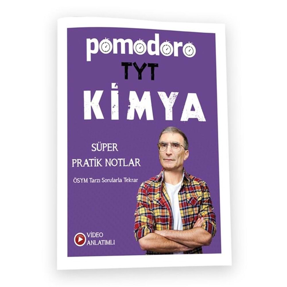 Pomodoro TYT Kimya Konu Soru Süper Pratik Notlar