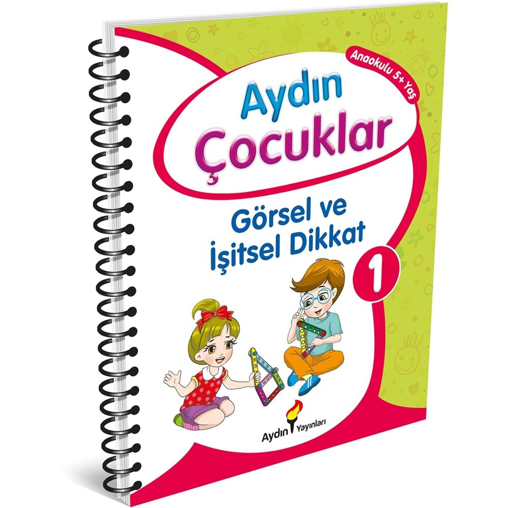 Aydın Çocuklar Görsel Ve İşitsel Dikkat 1 Anaokulu 5+ Yaş