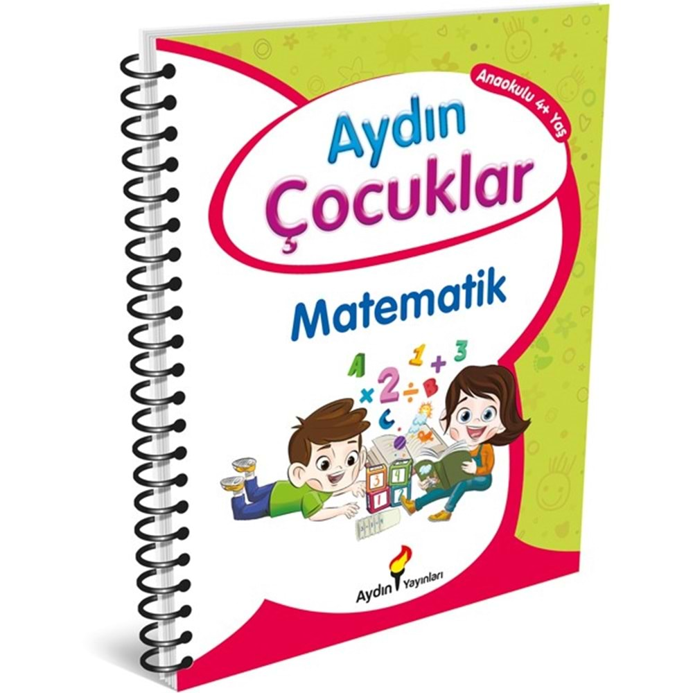 Aydın Çocuklar 4 Yaş Etkinlik Kitabım Temel Matematik Becerilerim