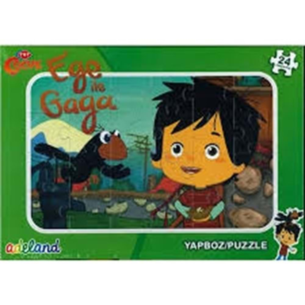 TRT ÇOCUK 24 PARÇA PUZZLE EGE İLE GAGA 2