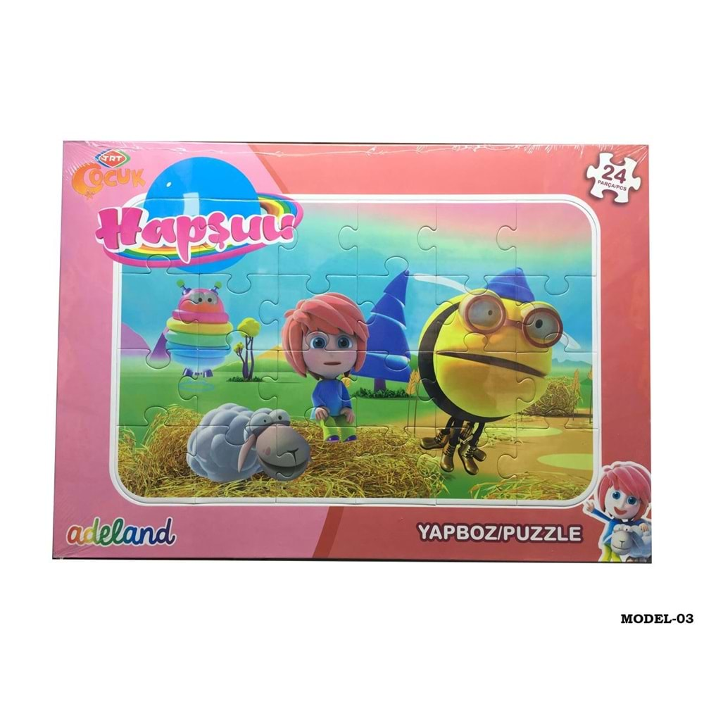 TRT ÇOCUK 24 PARÇA PUZZLE HAPŞUU