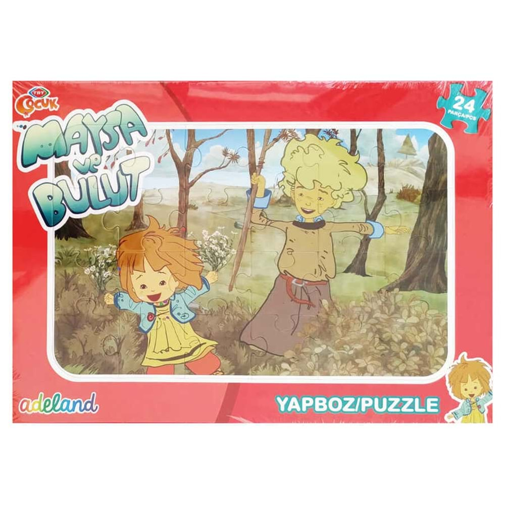 TRT ÇOCUK 24 PARÇA PUZZLE MAYSA VE BULUT 3