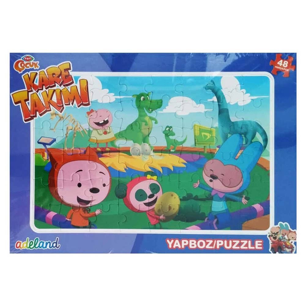 TRT ÇOCUK 48 PARÇA PUZZLE KARE