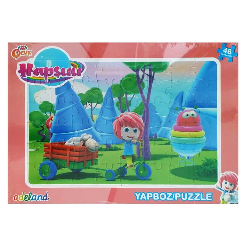 TRT ÇOCUK 48 PARÇA PUZZLE HAPŞUU 2