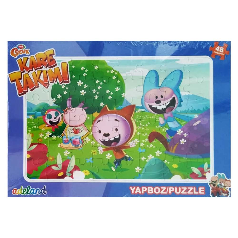 TRT ÇOCUK 48 PARÇA PUZZLE KARE 3