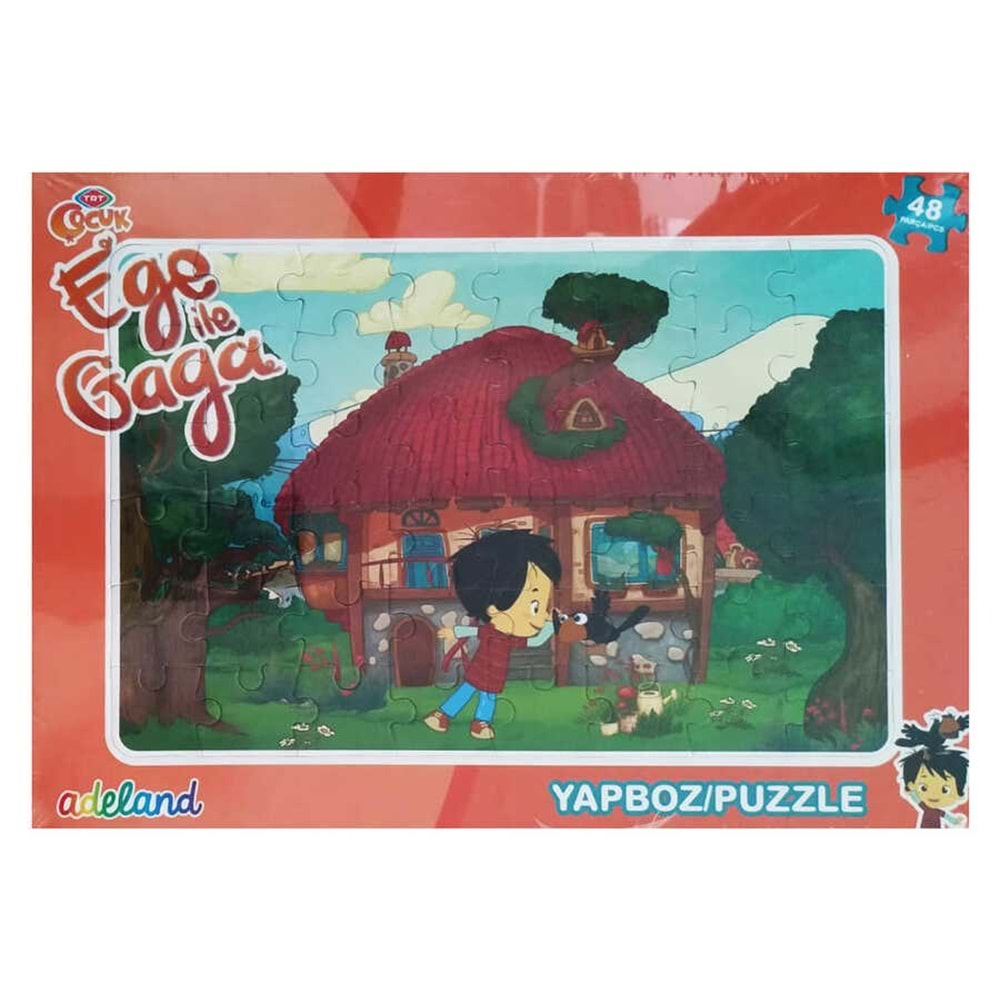 TRT ÇOCUK 48 PARÇA PUZZLE EGE İLE GAGA