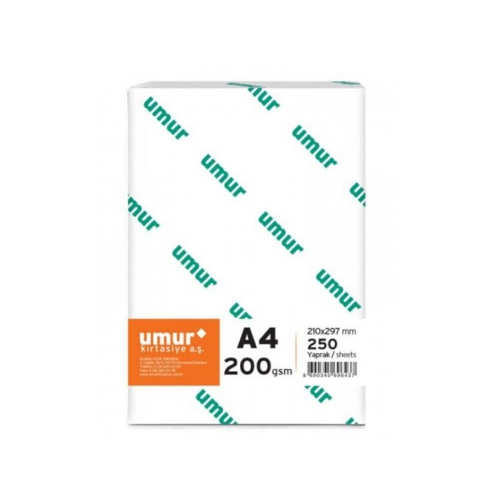 UMUR A4 200 GR GRAMAJLI KAĞIT