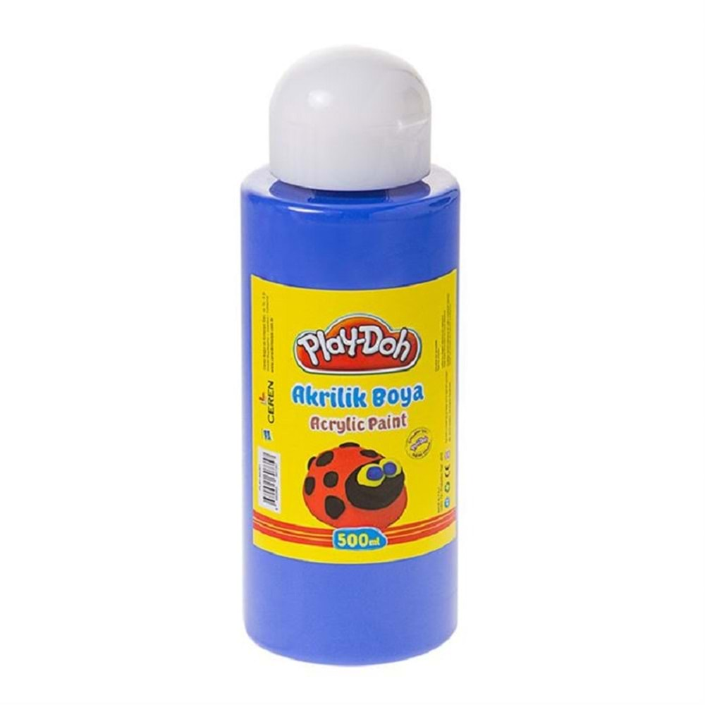 PLAYDOH AK001 AKRİLİK BOYA 500 ML MAVİ