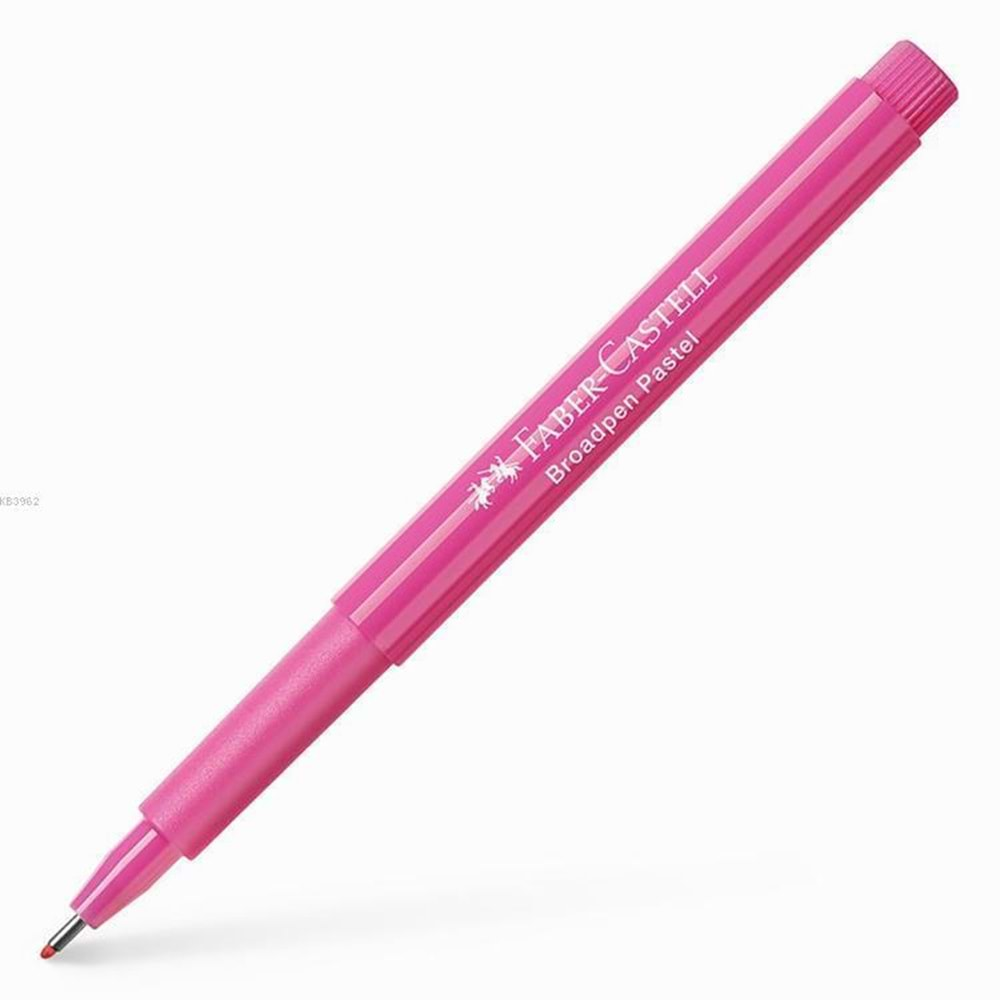 FABER BROADPEN 1554 RENKLİ PİLOT KALEM PASTEL PEMBE