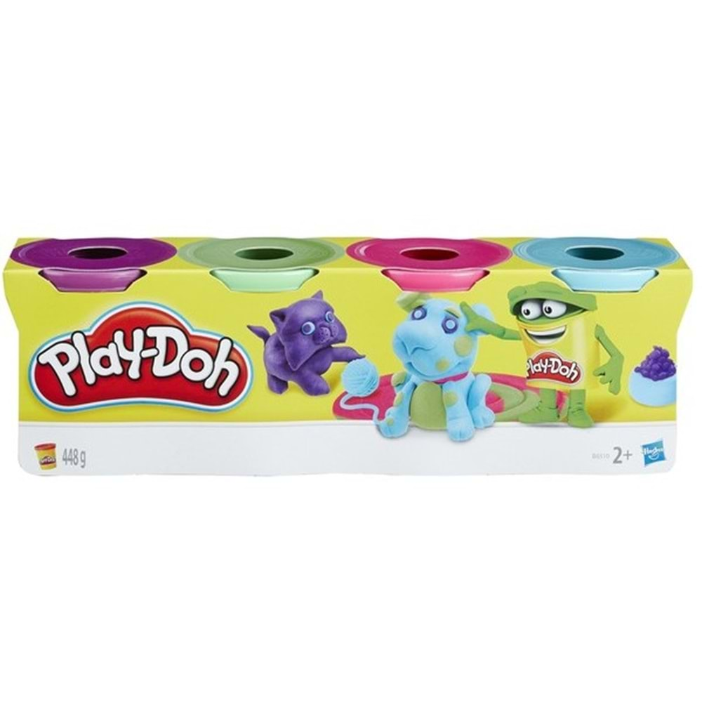 PLAY-DOH OYUN HAMURU 4'LÜ (PRM.) 448 GR.