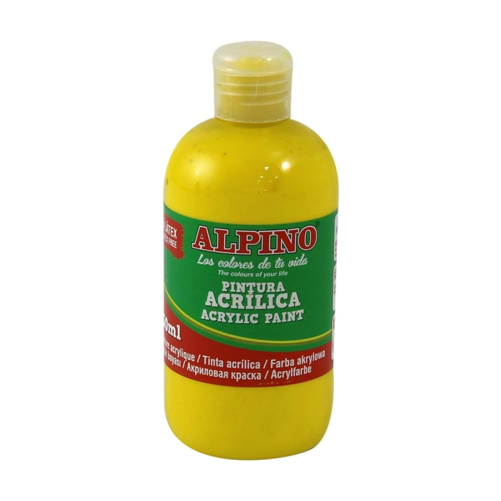 ALPİNO AKRİLİK BOYA 250 ML SARI