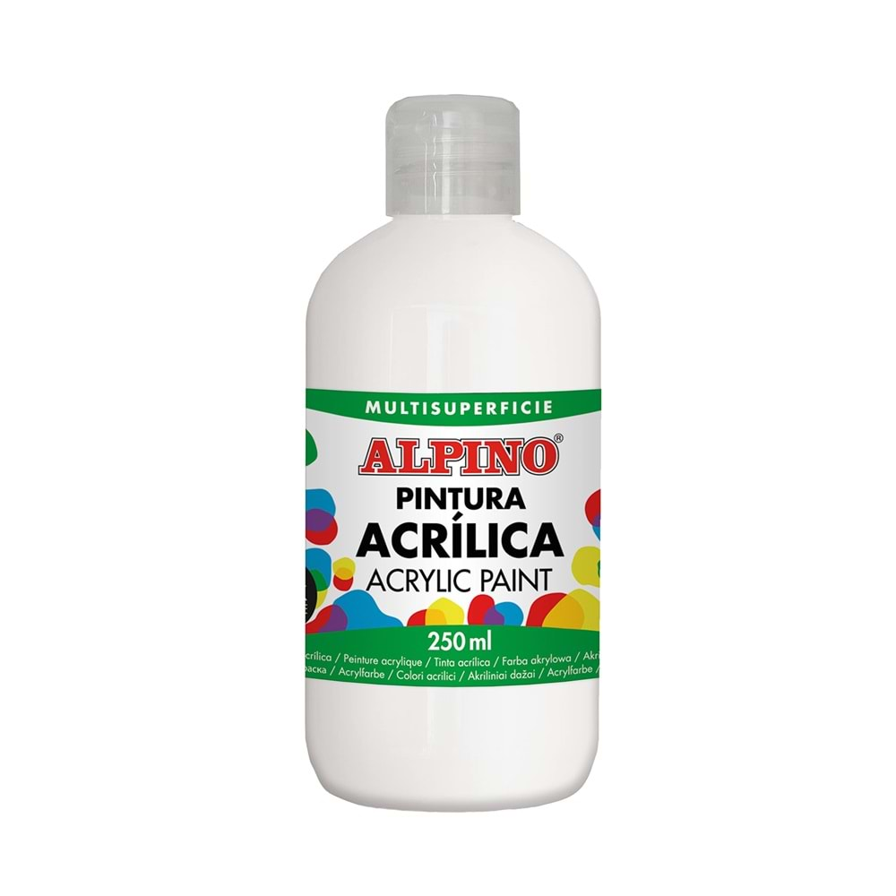 ALPİNO 250 ML AKRİLİK BOYA BEYAZ RENK