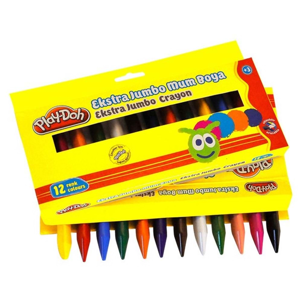 PLAY-DOH CRAYON EXTRA JUMBO 12 RENK