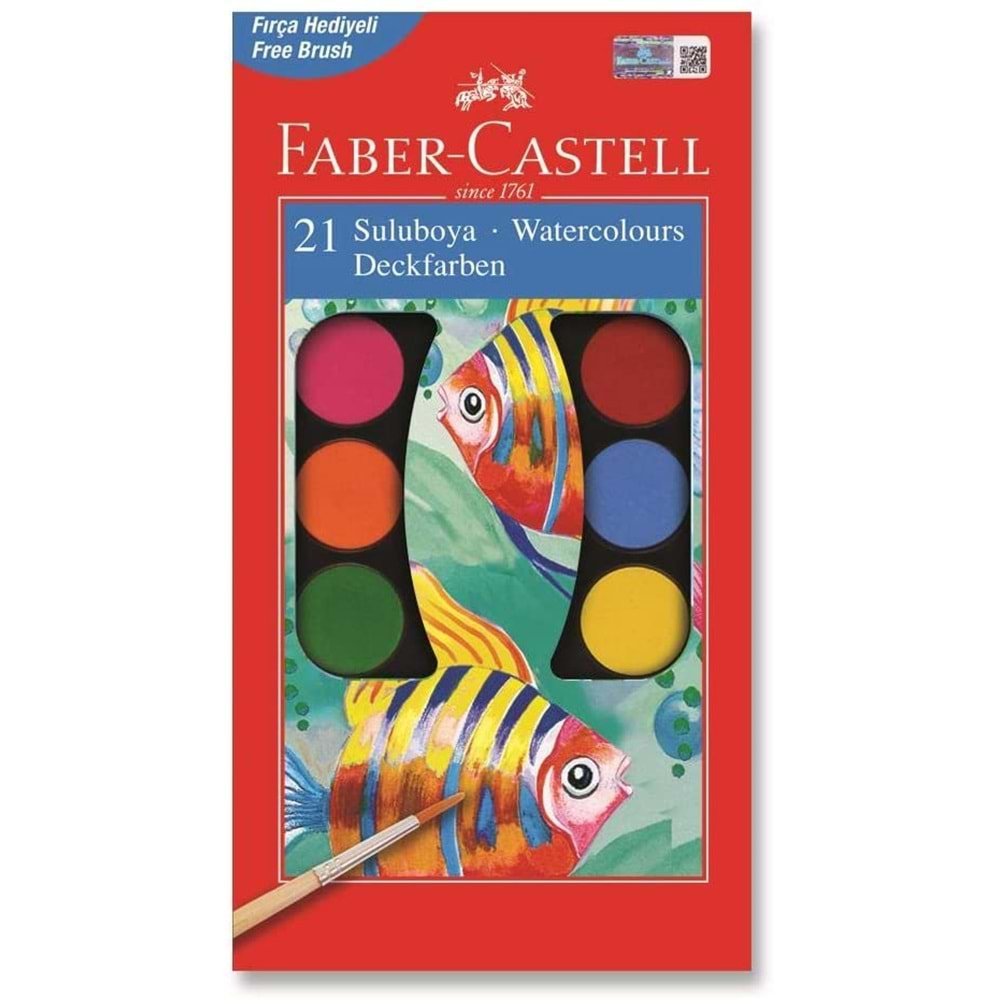 FABER CASTELL 21 RENK SULU BOYA