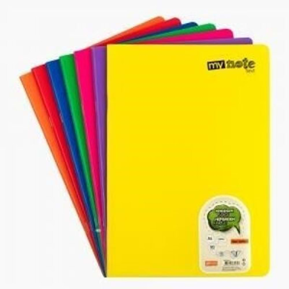 mynote Text PASTEL Defter A4 80 yp Çizgili