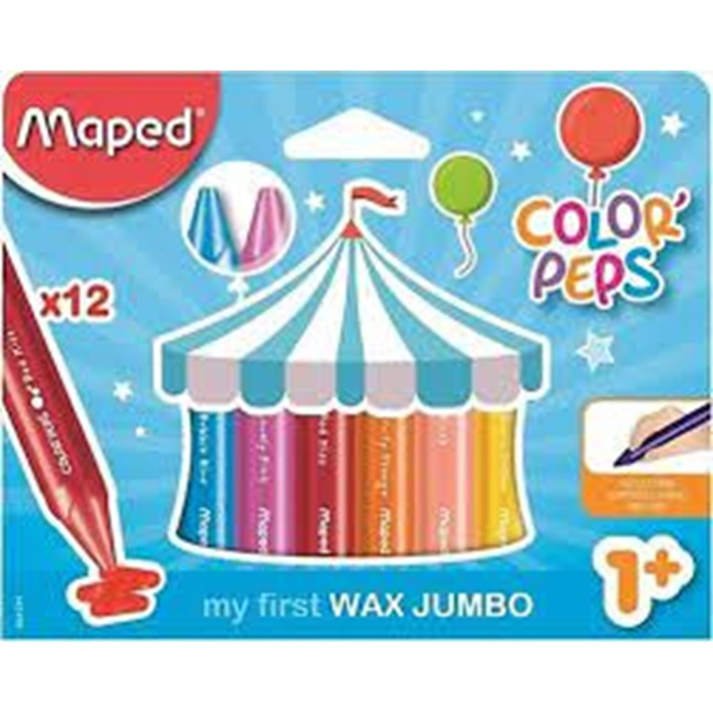 MAPED COLORPEPS JUMBO MUM BOYA 12 Lİ 1+YAŞ