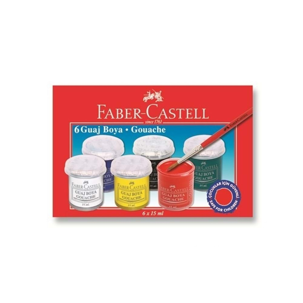 FABER CASTELL 6 LI GUAJ BOYA SETİ