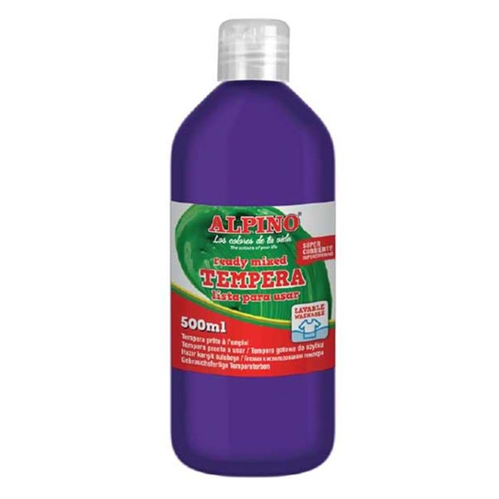 ALPİNO TEMPERA SULU BOYA MOR 500 ML