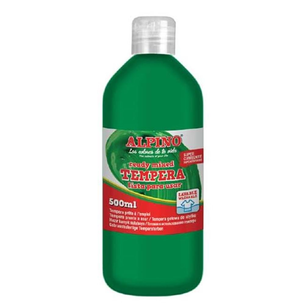 ALPİNO TEMPERA SULUBOYA YEŞİL 500 ML