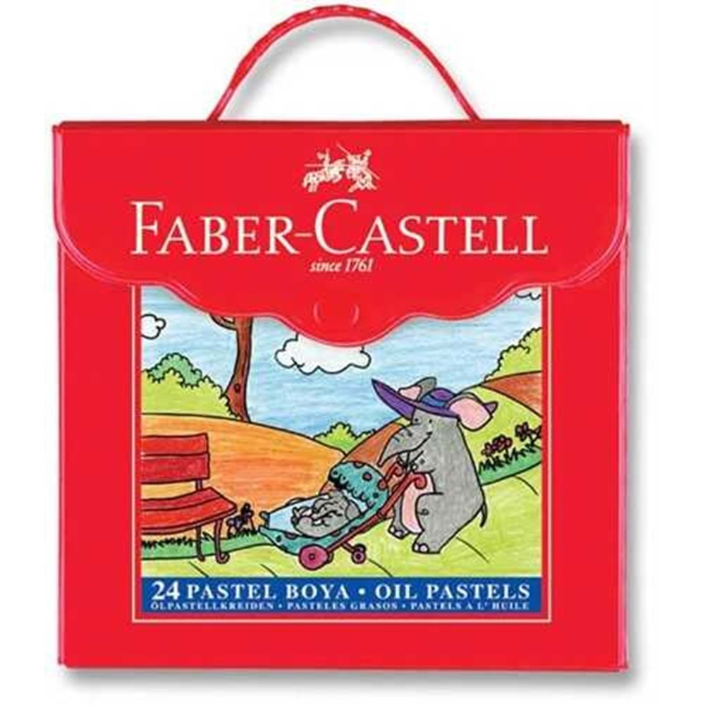 Faber Castell Karton Çantalı Pastel Boya 24lü