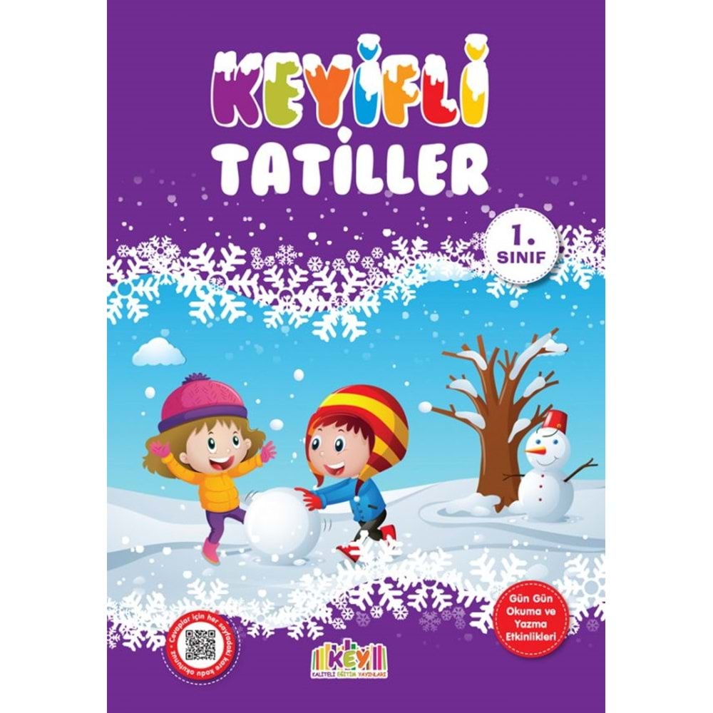 1. Sınıf Keyifli Tatiller Seti (8 Kitap + Karne Kılıfı Hediye)