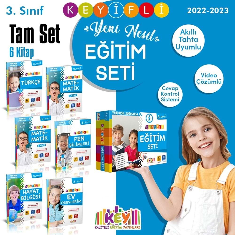 3. Sınıf Keyifli Eğitim Seti (6 Kitap)