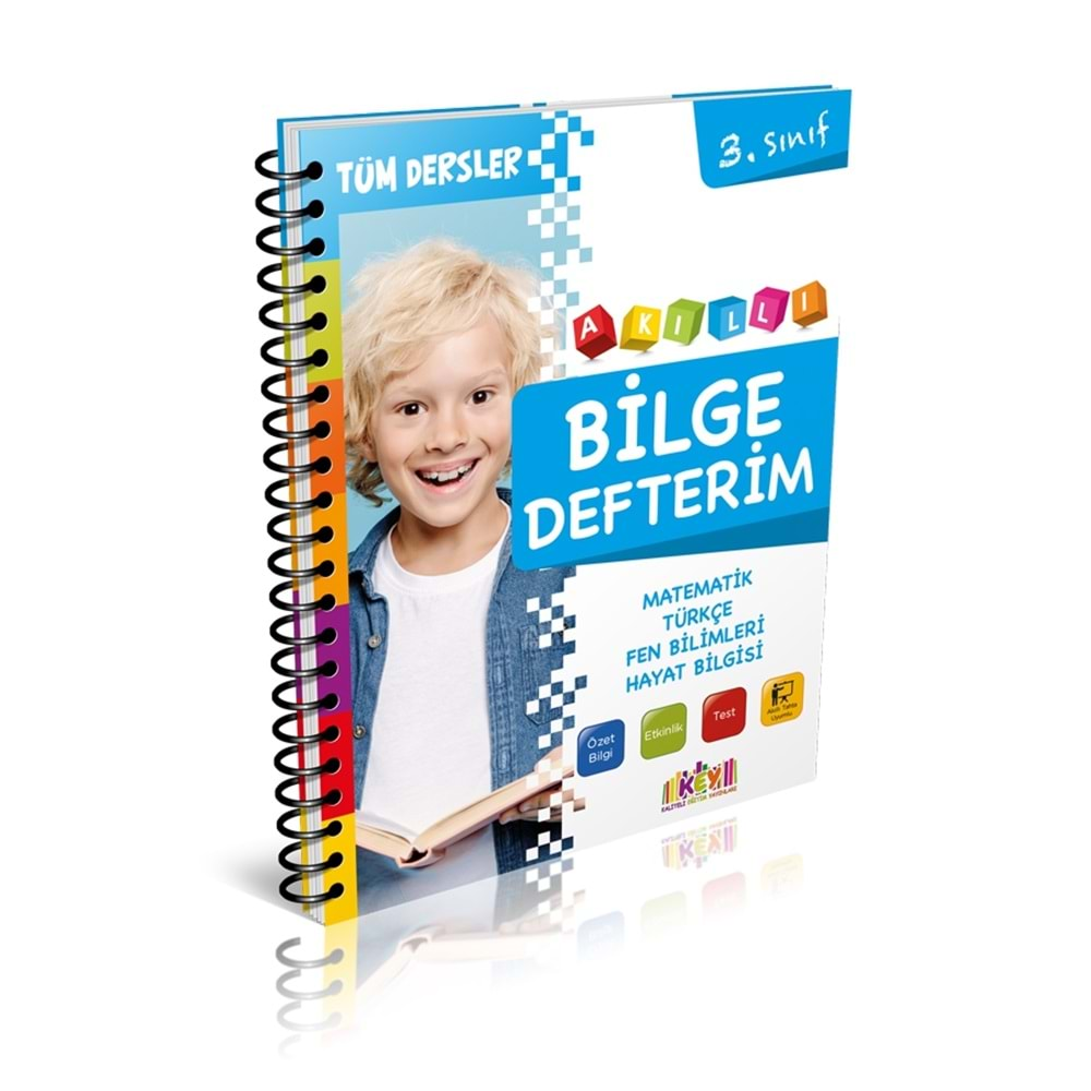 3. Sınıf Tüm Dersler Akıllı Bilge Defterim