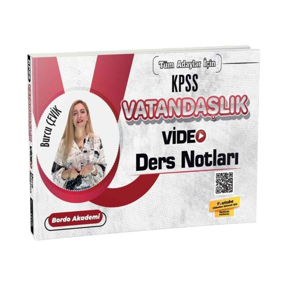 KPSS Vatandaşlık Video Ders Notları Burcu Çevik