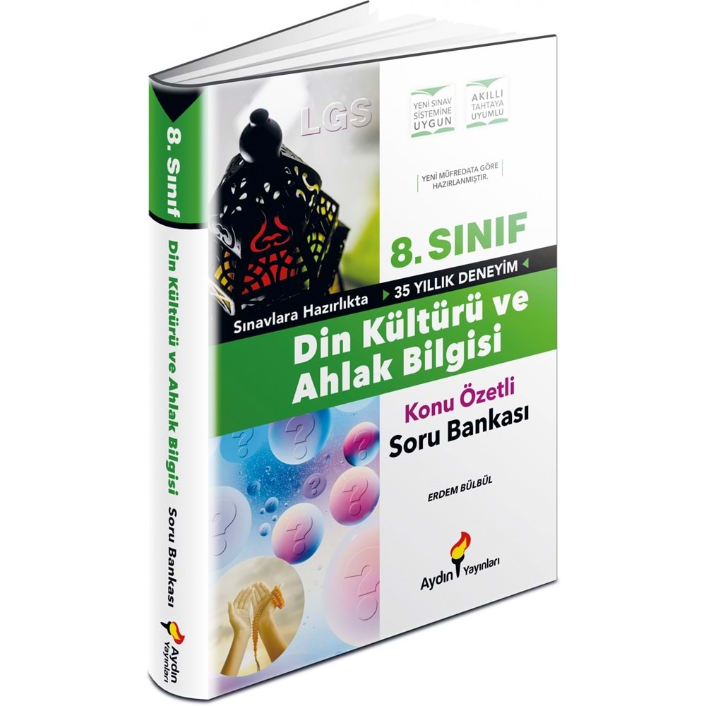 AYDIN 8. Sınıf Din Kültürü ve Ahlak Bilgisi Konu Özetli Soru Bankası