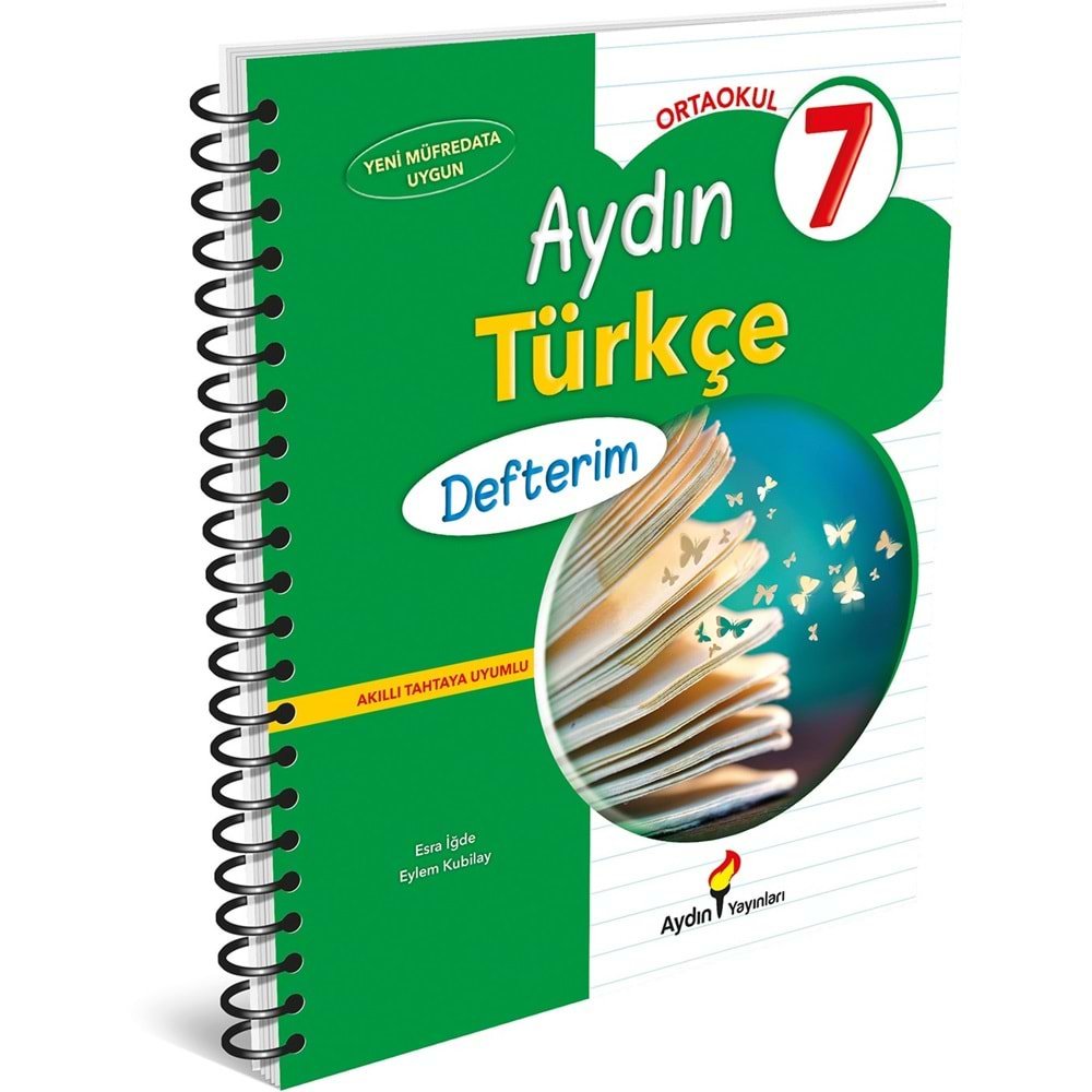 AYDIN Ortaokul 7 Aydın Türkçe Defterim