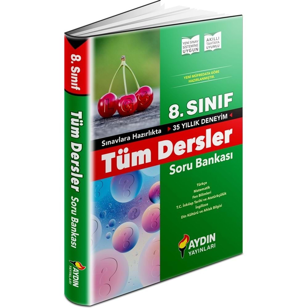 AYDIN 8. Sınıf Tüm Dersler Soru Bankası