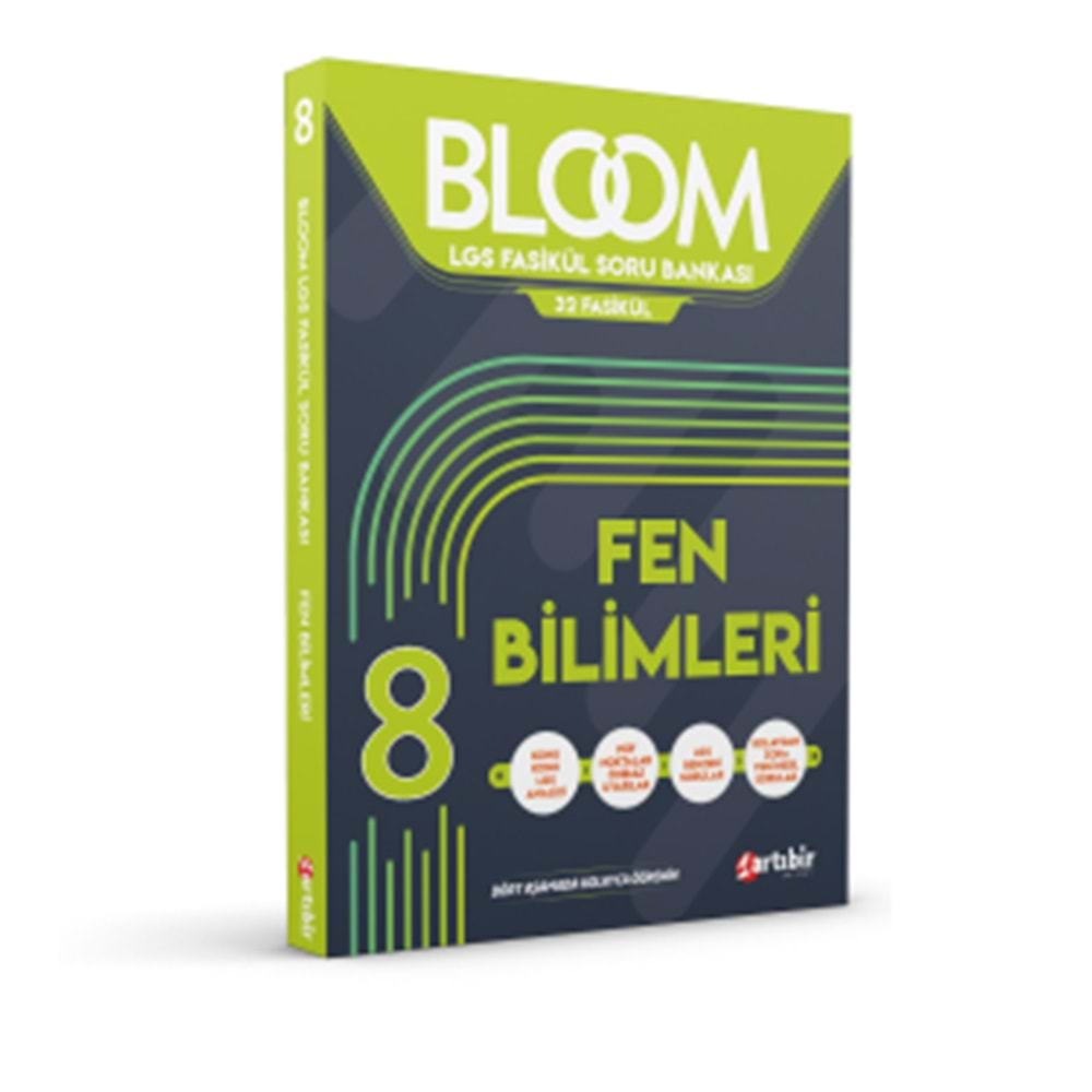 ARTIBİR 8. SINIF BLOOM LGS FEN BİLİMLERİ FASİKÜL SORU BANKASI