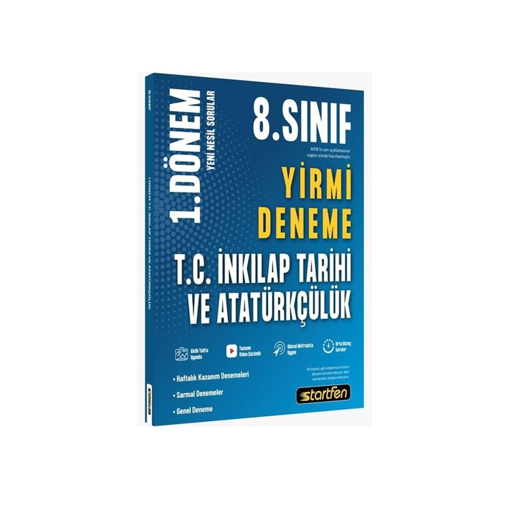 8. SINIF 1. DÖNEM 20Lİ T.C.İNKILAP TARİHİ DENEMESİ