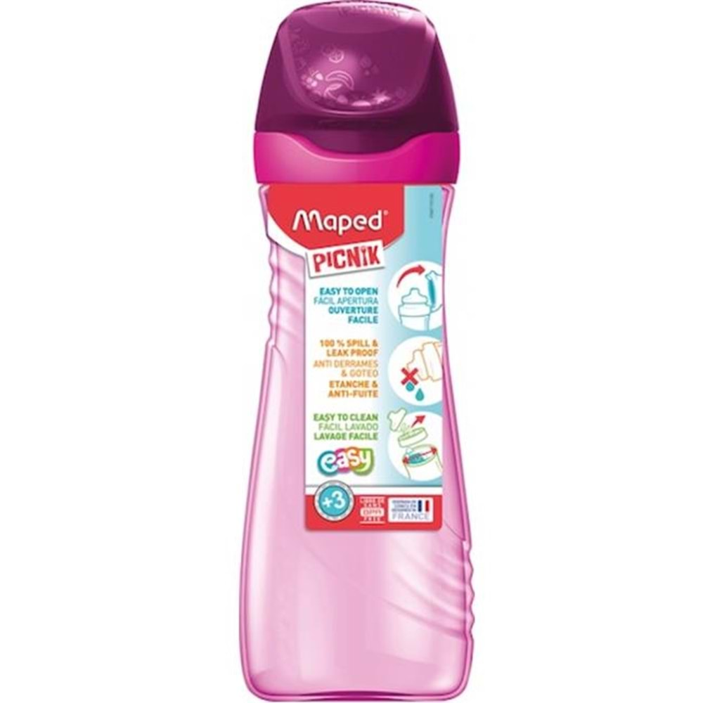 MAPED PİKNİK 580 ML SU MATARASI MAVİ PEMBE