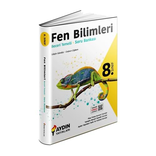 AYDIN 8. Sınıf Fen Bilimleri Beceri Temelli Soru Bankası