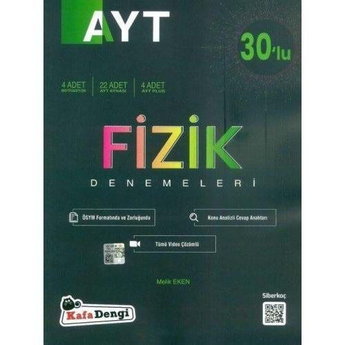 AYT Fizik Branş Denemesi(30'lu)