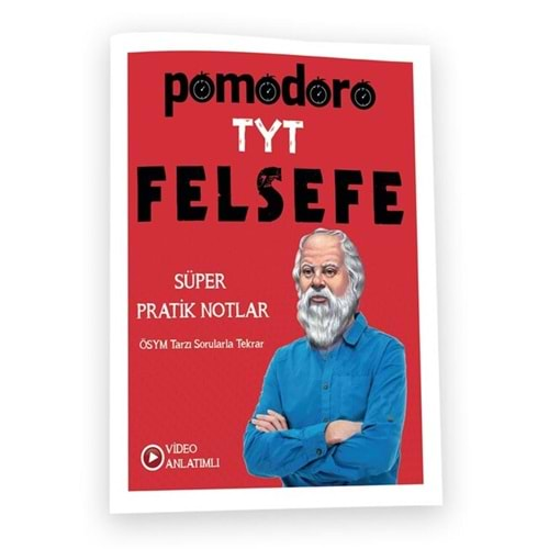 Pomodoro TYT Felsefe Konu Soru Süper Pratik Notlar