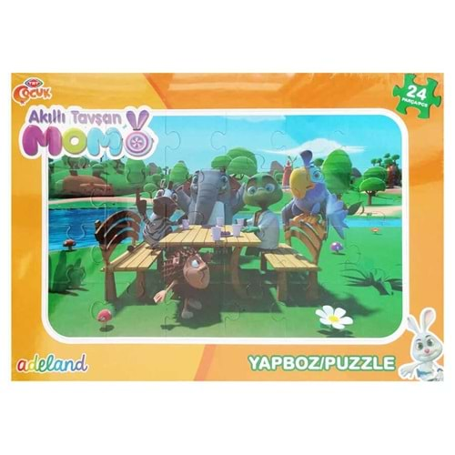 TRT ÇOCUK 24 PARÇA PUZZLE AKILLI TAVŞAN MOMO 2