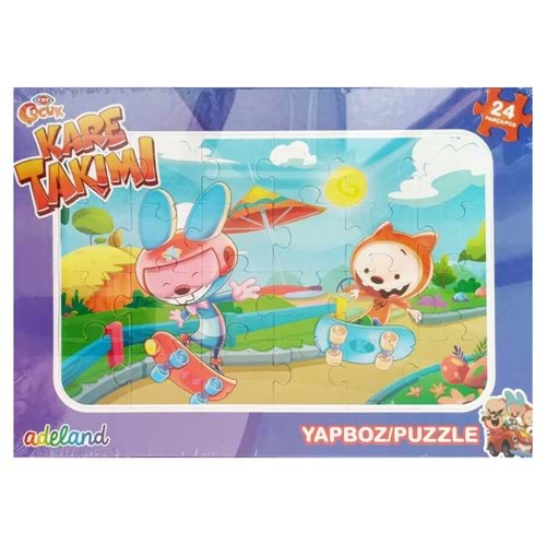 TRT ÇOCUK 24 PARÇA PUZZLE KARE