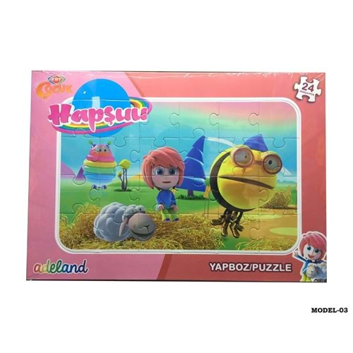 TRT ÇOCUK 24 PARÇA PUZZLE HAPŞUU 3