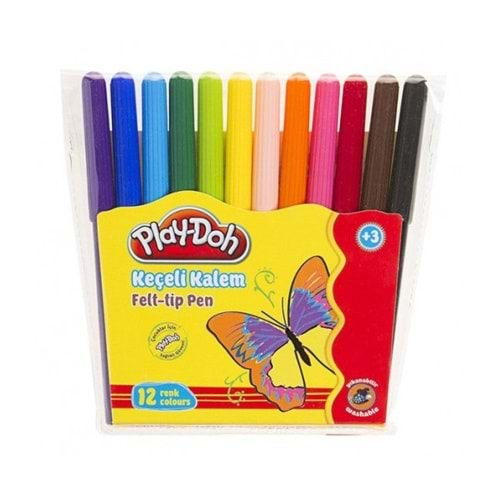 PLAY-DOH KEÇELİ KALEM 2 MM. 12 RENK (PVC)