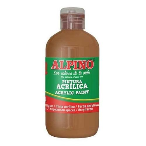 ALPİNO AKRİLİK BOYA 250 ML KAHVERENGİ